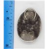 Image 4 : MEXICO STERLING CIRCULAR PENDANT WITH LARGE