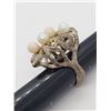 Image 2 : VINTAGE 925 HOMEMADE RING WITH FAUX PEARL