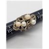 Image 3 : VINTAGE 925 HOMEMADE RING WITH FAUX PEARL