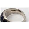 Image 5 : 2-MEXICO STERLING MEN'S RINGS W/ INLAY DESIGN