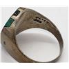 Image 6 : 2-MEXICO STERLING MEN'S RINGS W/ INLAY DESIGN