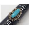 Image 3 : 3-STERLING NAVAJO RINGS-TURQUOISE STONE/INLAY