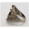 Image 2 : 925/12K MENS RING WITH BUFFALO NICKEL CENTER