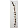 Image 1 : VINTAGE STERLING BRACELET WITH RESIN-LIKE