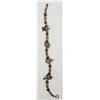 Image 1 : 7 INCH NAVAJO BEADED BRACELET WITH ANIMAL CHARMS