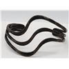 Image 1 : VINTAGE STERLING SPLIT SHANK CUFF BRACELET