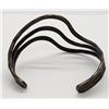 Image 3 : VINTAGE STERLING SPLIT SHANK CUFF BRACELET