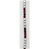 Image 3 : 7 INCH STERLING TENNIS BRACELET WITH PINK AND CZ