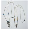 Image 1 : 2-LIQUID SILVER STERLING NECKLACES (1)W/ CROSS PEN