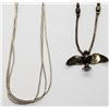 Image 2 : 2-LIQUID STERLING NECKLACES (1)DOUBLE STRANDED