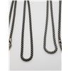 Image 3 : 3-STERLING BOX CHAIN STYLE NECKLACES