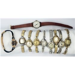 10-LADIES VINTAGE WRIST WATCHES