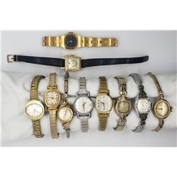 10-LADIES VINTAGE WRIST WATCHES