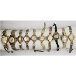 10-LADIES VINTAGE WRIST WATCHES