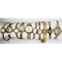 10-LADIES VINTAGE WRIST WATCHES