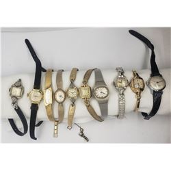 10-LADIES VINTAGE WRIST WATCHES