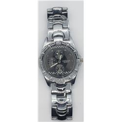 GENEVA CHRONOGRAPH SILVER TONE MENS WATCH