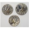 Image 2 : 3-POCKET WATCH MOVEMENTS FOR PARTS