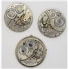 Image 2 : 3-POCKET WATCH MOVEMENTS FOR PARTS