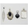 Image 1 : 4-STERLING PENDANTS-ALL DIFF STYLES