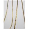 Image 3 : 3-GOLD TONED STERLING NECKLACE/CHAINS