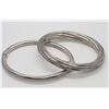 Image 1 : 2-HINGED STERLING BANGLES
