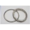 Image 2 : 2-HINGED STERLING BANGLES