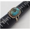 Image 4 : 2-NAVAJO STERLING RINGS WITH TURQUOISE STONE