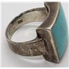 Image 6 : 2-NAVAJO STERLING RINGS WITH TURQUOISE STONE