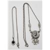 Image 1 : VINTAGE VAN DELL STERLING NECKLACE WITH CZ