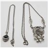 Image 2 : VINTAGE VAN DELL STERLING NECKLACE WITH CZ