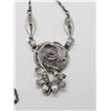 Image 3 : VINTAGE VAN DELL STERLING NECKLACE WITH CZ