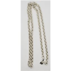 20 INCH USA STERLING LINKED NECKLACE/CHAIN