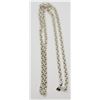 Image 1 : 20 INCH USA STERLING LINKED NECKLACE/CHAIN
