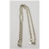Image 2 : 20 INCH USA STERLING LINKED NECKLACE/CHAIN