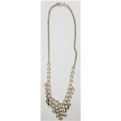 16 INCH ITALY STERLING LINKED NECKLACE WITH