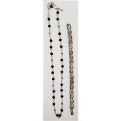 18 INCHER 925 NECKLACE WITH RED LUCITE BEAD