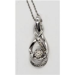 GORGEOUS!!! 925 STERLING NECKLACE WITH PENDANT