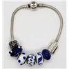 Image 1 : PANDORA STERLING BEADED BRACELET