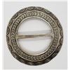 Image 1 : RJ MARKED STERLING BELT BUCKLE WITH ENGRAVED
