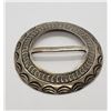 Image 2 : RJ MARKED STERLING BELT BUCKLE WITH ENGRAVED