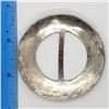 Image 3 : RJ MARKED STERLING BELT BUCKLE WITH ENGRAVED