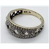Image 10 : 5-STERLING BLING RINGS WITH GREEN AND CLEAR