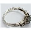 Image 12 : 5-STERLING BLING RINGS WITH GREEN AND CLEAR