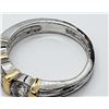 Image 9 : 5-STERLING BLING RINGS WITH GREEN AND CLEAR