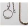 Image 2 : 2-STERLING NECKLACES/CHAINS PLUS ONE CIRUCLAR