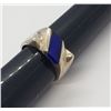Image 1 : MEXICO STERLING SZ 10 MEN'S RING WITH BLUE