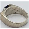 Image 3 : MEXICO STERLING SZ 10 MEN'S RING WITH BLUE