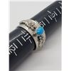 Image 2 : 2-NAVAJO STERLING RINGS WITH TURQUOISE STONE