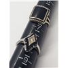 Image 2 : 3-VINTAGE STERLING RINGS WITH BLACK ONYX